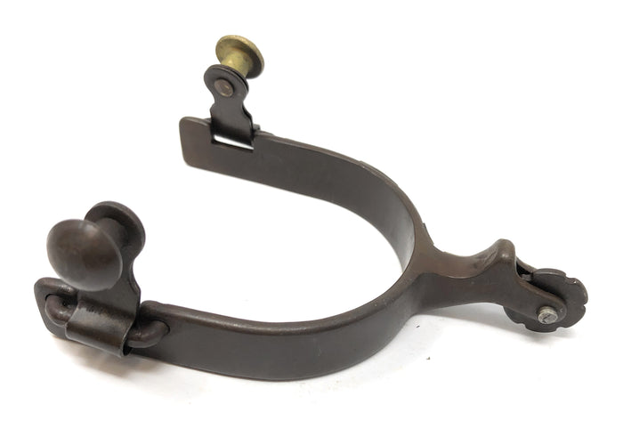 AJ Tack Antique Brown Southwest Spurs - Ladies