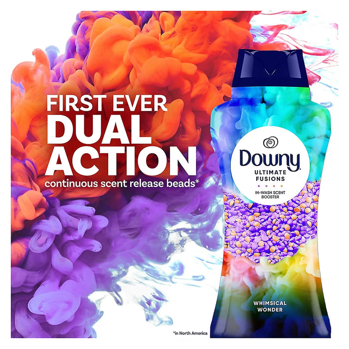 Downy Ultimate Fusions In-Wash Scent Booster Beads – Whimsical Wonder, 24.5 oz