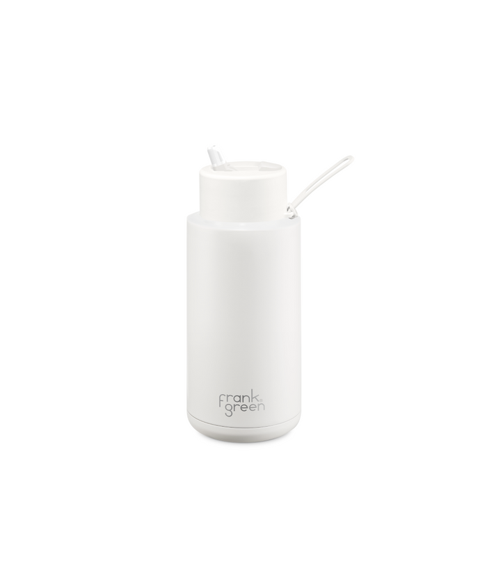 Frank Green Reusable Ceramic Bottle 1L (Cloud)
