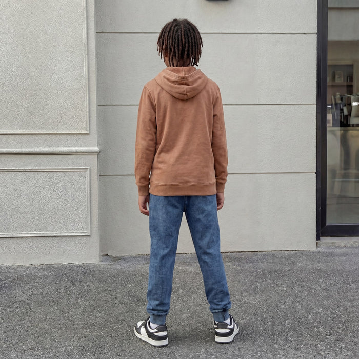 Kid's Brown Hooded Sweat Shirts