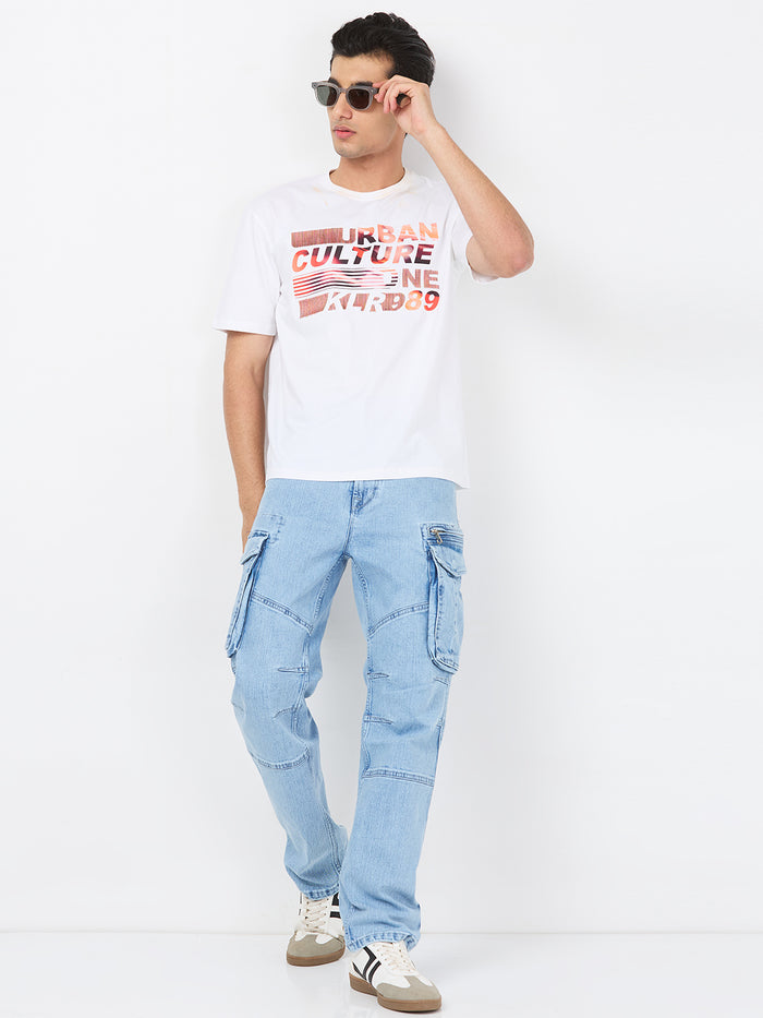 Killer Men Light Blue Loose Fit Jeans