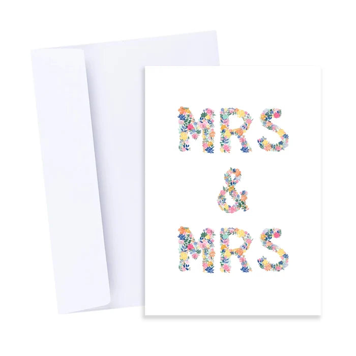 Mrs & Mrs Card - Giftware - Honey Fawn Boutique