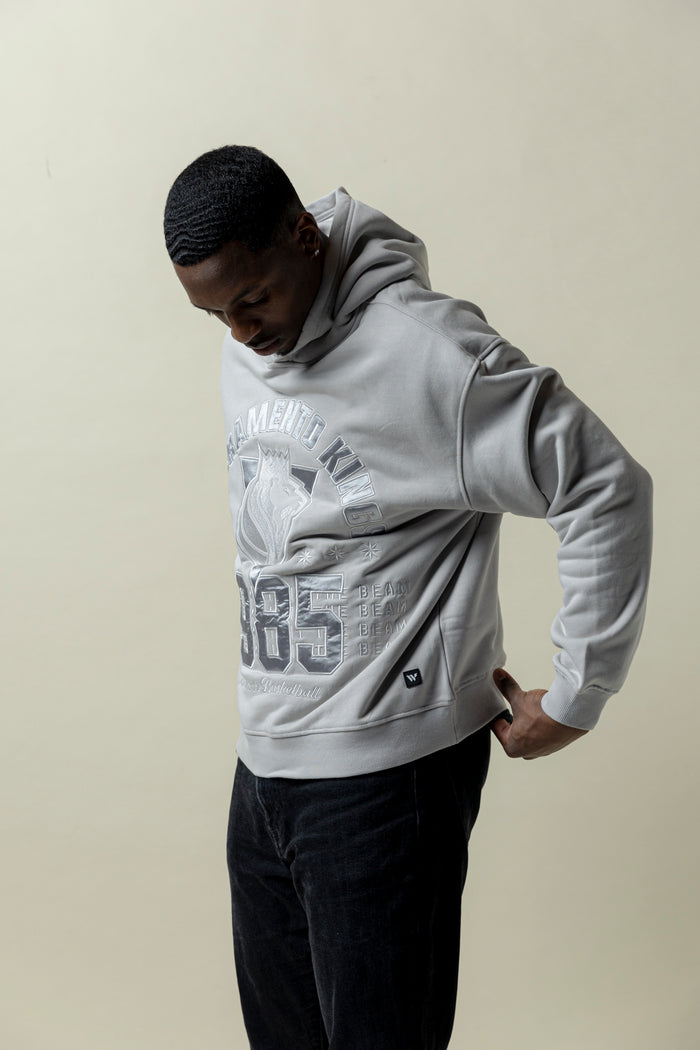 Satin Applique Hoodie