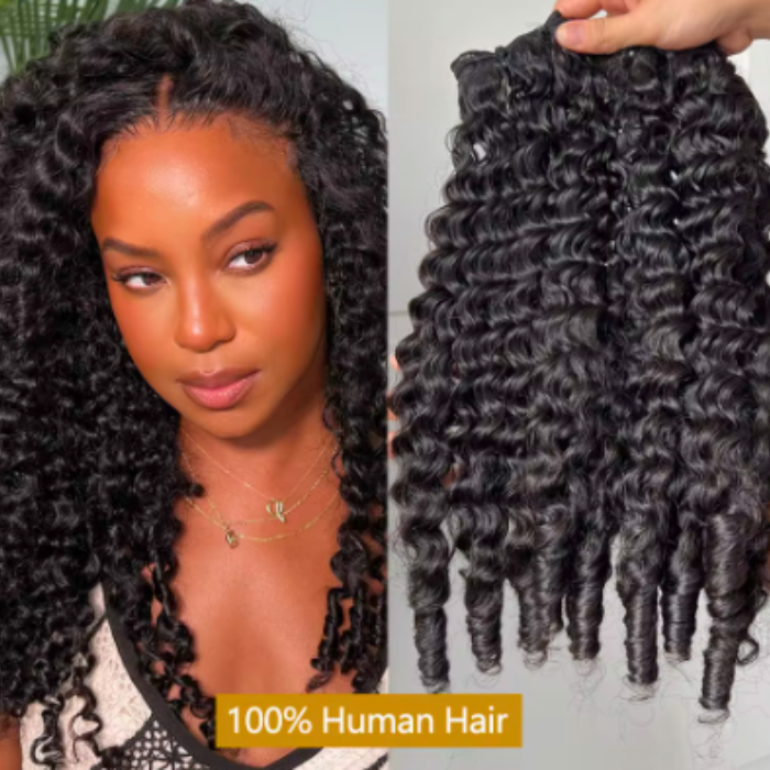 16A Burmese Curly Hair Bundles – 3PCS 20" Double Drawn 100% Raw Vietnamese Human Hair Extensions