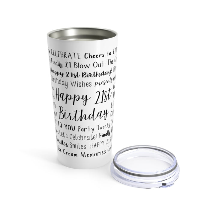 21st Birthday Tumbler