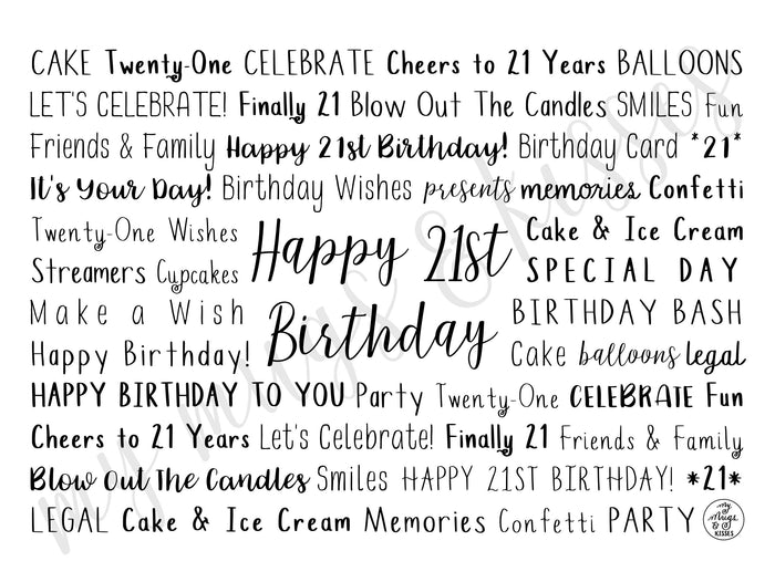 21st Birthday Tumbler