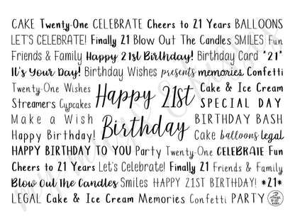 21st Birthday Tumbler
