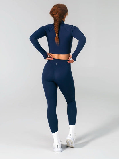 Airbrush Pocket Legging - Baked Blue
