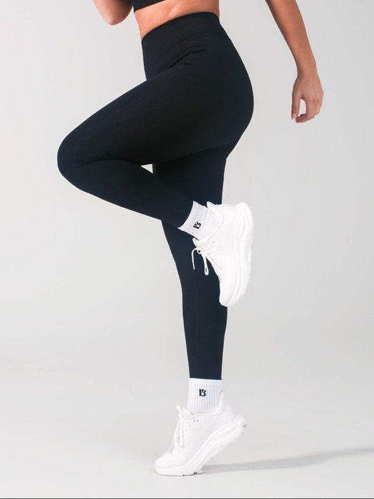 Airbrush Pocket Legging - Onyx Black