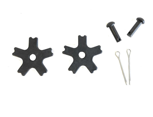 AJ Tack 1 1/4" 5 Point Notched Rowel Package