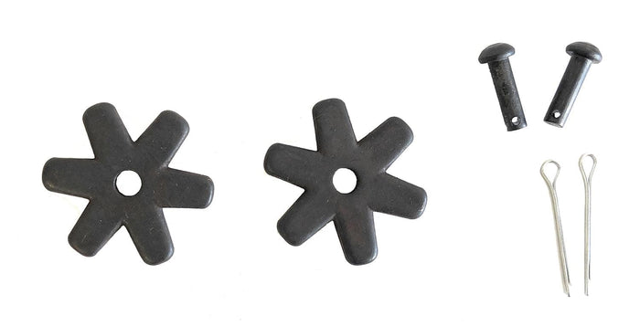 AJ Tack 1 1/4" 6 Point Rowel Package