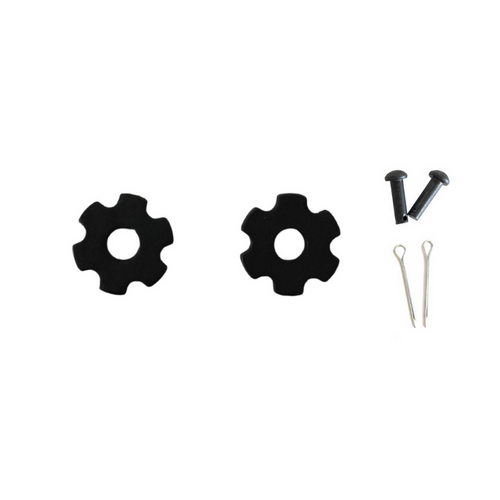 AJ Tack 6 Point Rosebud Rowel Package, 5/8"