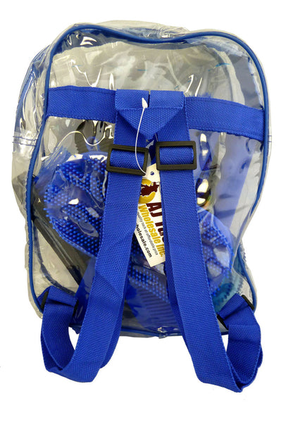 Blue 8 Piece Kids Horse Grooming Kit