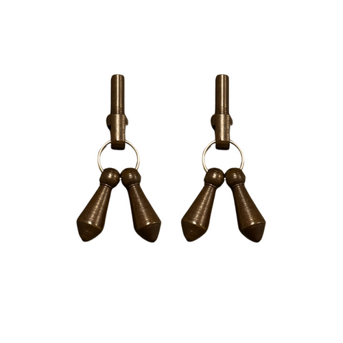 AJ Tack Antique Brown Jingle Bobs