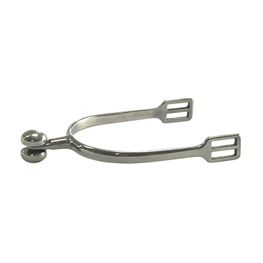 AJ Tack Stainless Steel Soft Touch English Spur - Mens
