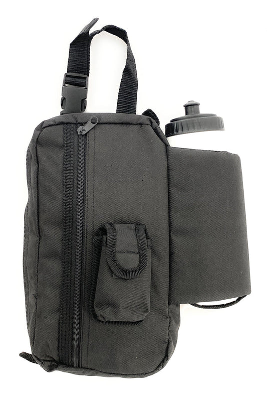 Black Multipurpose Denier Zipper Pouch
