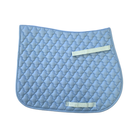 AJ Tack English Saddle Pad - Light Blue