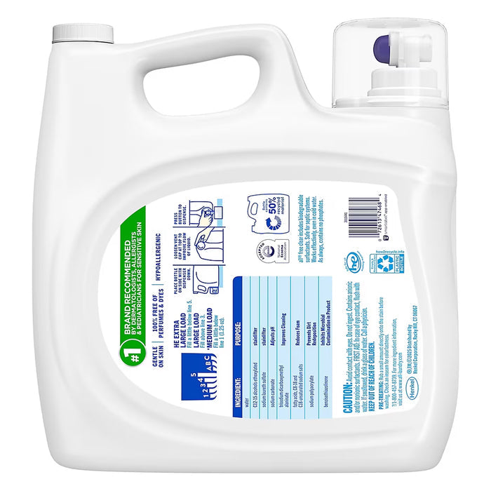 all Free Clear Liquid Laundry Detergent, 166 Loads, 208 fl oz