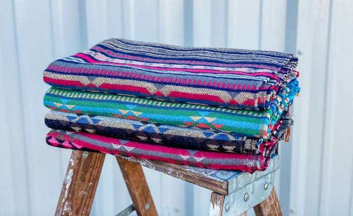 Montana West American Bling Aztec Woven Scarf