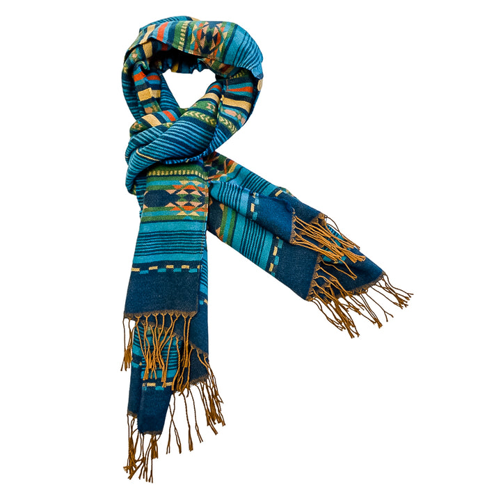 Montana West American Bling Aztec Woven Scarf