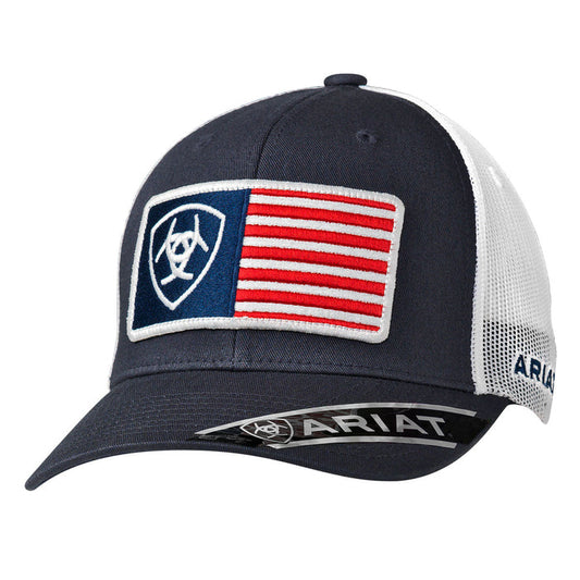 Ariat Mens Cap - Navy American Flag