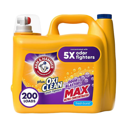 Arm & Hammer Plus OxiClean Odor Blasters Laundry Detergent, Fresh Burst, 200 fl oz