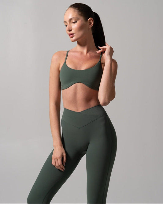 Barre Sports Bra - Limon Pepino