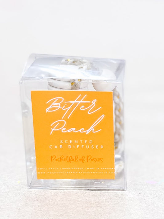 Bitter Peach Hanging Car Diffuser