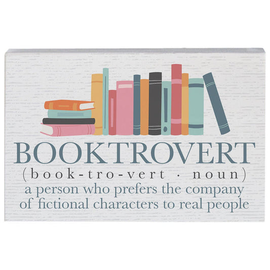 Booktrovert Definition - Small Talk Rectangle