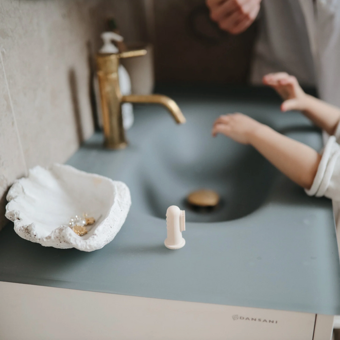 Brosse à dent bébé | Écru & Rose Poudré