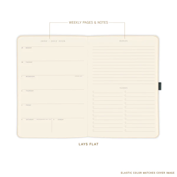 Busy 18-Month Hardbound Planner