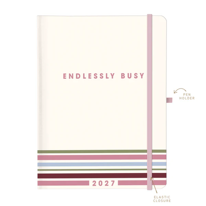 Busy 18-Month Hardbound Planner