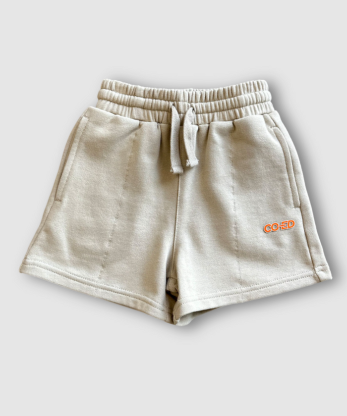 CO-ED Kids Track Shorts (Tan)