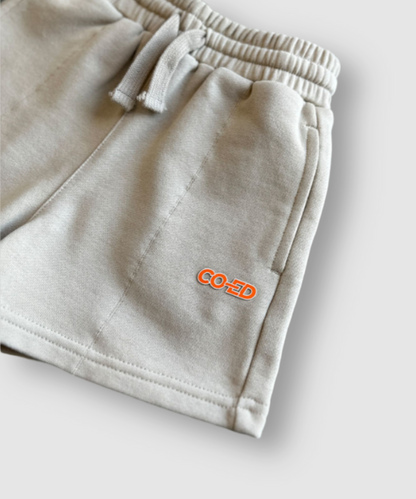 CO-ED Kids Track Shorts (Tan)