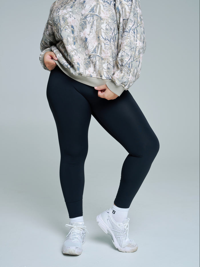 Colorado Fleece Legging - Onyx Black