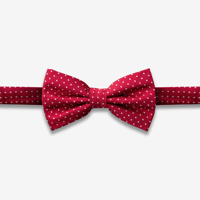 Crimson Dotted BoTie