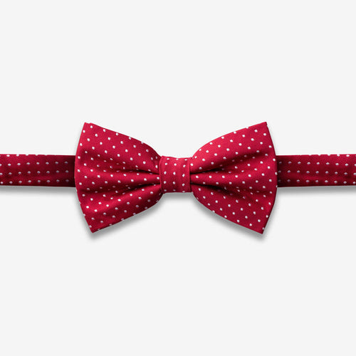 Crimson Dotted BoTie