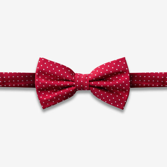 Crimson Dotted BoTie