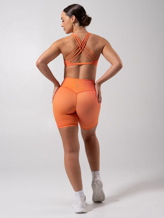 Crossfire Sports Bra - Lava Print