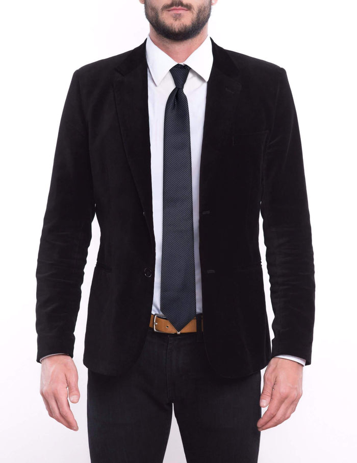 Dark Gray Black Thin Striped Skinny Pre-tied Tie, Tie, GoTie