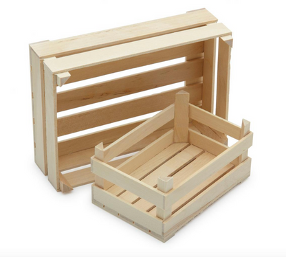 Dînette | Grande cagette en bois