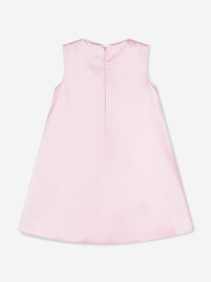 DRESS & Fleur Girls Flower Occasion Dress with Headband in Pink