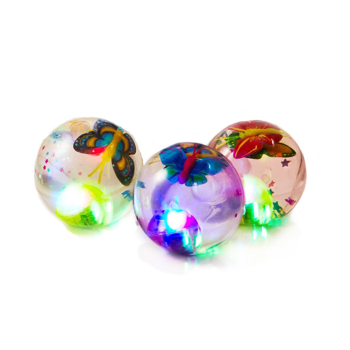 Flashing Butterfly Bouncy Ball