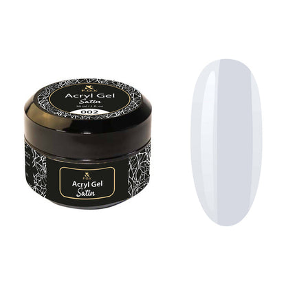F.O.X Acryl Gel Satin 002, White, 30 ml Acryl Gel F.O.X