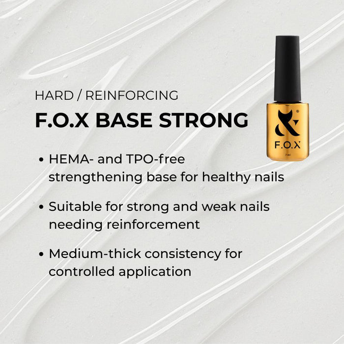 F.O.X Base Strong, 7 ml Base coat F.O.X