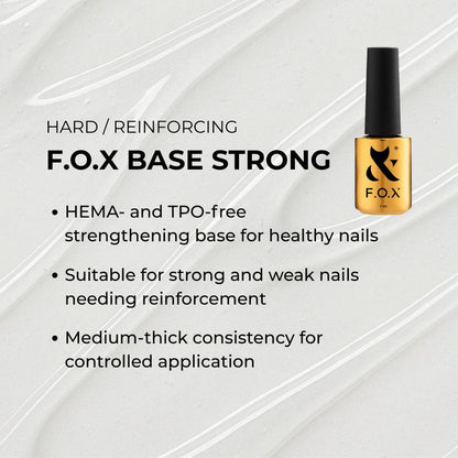 F.O.X Base Strong, 7 ml Base coat F.O.X