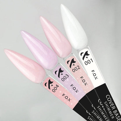 F.O.X Cover Base Shimmer 001 milky, 14 ml Cover Base Shimmer F.O.X