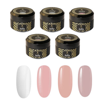 F.O.X Jelly Gel – Set of 5, 15 ml Bulk sets F.O.X