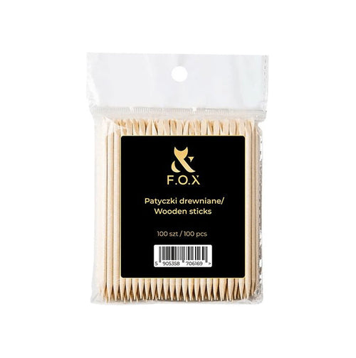 F.O.X Orange wooden nail sticks 150 mm (100 pcs) Nail tools F.O.X