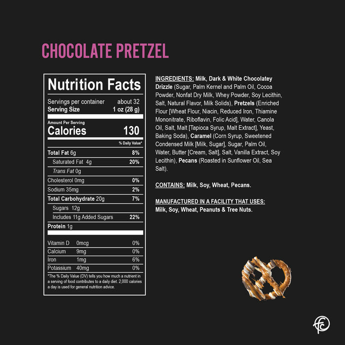 Funky Chunky - Chocolate Pretzel | Chocolate Pretzels | 5-ounce Bags